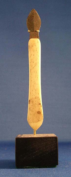Antique Scrimshaw Knife Eraser