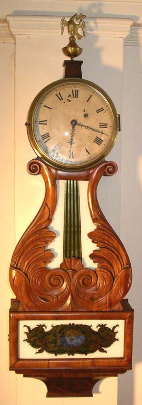 Box Lyre Clock