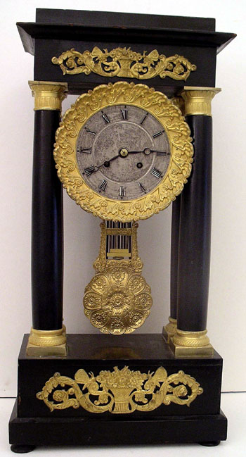 Large French Portico Clock