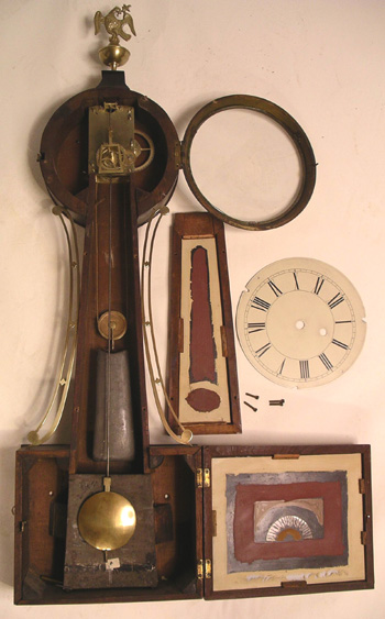 Early T-Bridge Banjo Clock