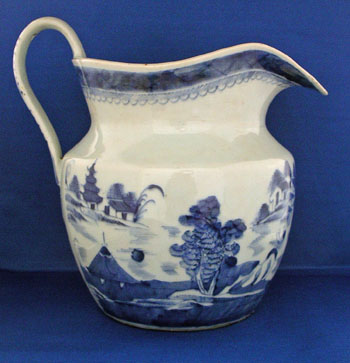 Very Large Canton Milk Pitcher