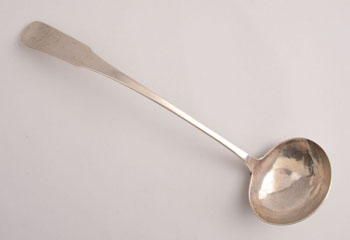 American Silver Punch Ladle by Bassett, NY City