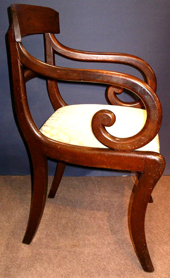 Classical Mahogany Arm Chair