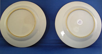A Pair of Chinese Export  Armorial Porcelain Plates