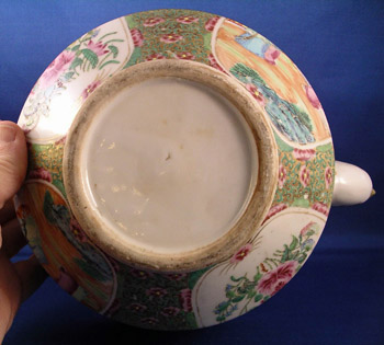 Rose Medallion Tea Pot