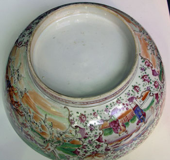 Very Rare Chinese Porcelain Hunt Bowl