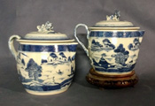 Pair of Canton Cider Jugs