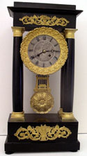 Large French Portico Clock