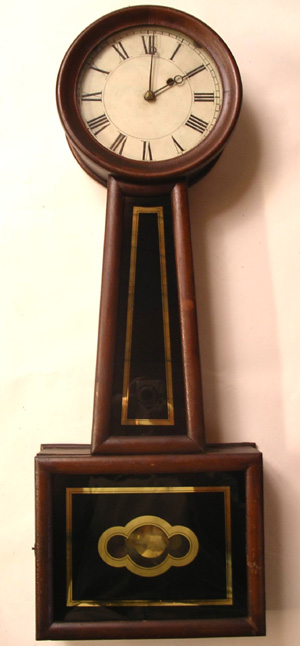 Banjo Clock attributed to Hatch
