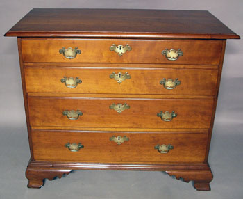 New London County Connecticut Cherry Chest of Drawers
