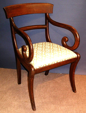 Classical Mahogany Arm Chair