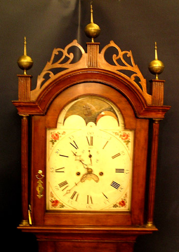 New Hampshire 8 Day Tall Clock  Att. to Silas Parsons