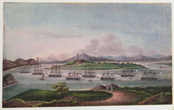A Pair of China Trade Port Paintings