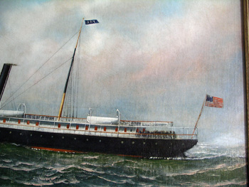 O/C USS ARANSAS by Antonio Jacobsen 1881