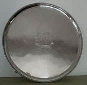A Very Large Salver by Hester Bateman