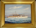 Yacht  Painting by John Austin Taylor